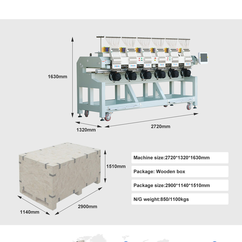 Best Selling Products Computerized Embroidery Machine 6